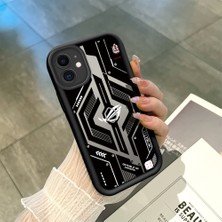 HONTINGA iPhone 12 ile Uyumlu Kılıfı Düşüme Önleyici Basitlik Anti Düşme Kamera Korumali Siyah Klasik Desen Yumuşak Silikon Telefon Kılıfı Kadın ve Erkek Için Uygundur K2-0263