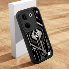 HONTINGA Tecno Camon 20 Pro 4g ile Uyumlu Kılıfı Düşüme Önleyici Basitlik Anti Düşme Kamera Korumali Şirin Kedi Siyah Klasik Desen Yumuşak Silikon Telefon Kılıfı Kadın ve Erkek Için Uygundur K2-0263