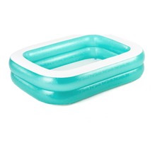 Bestway Dikdörtgen Büyük Aile Havuzu 54005 Açık Yeşil 200 x 146 x 48 cm Hızlı Kurulum Özelliği