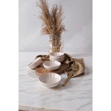 Keramika Mat Krem Sirius Çerezlik / Sosluk 10 cm 6 Adet 950