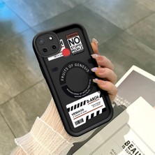 HONTINGA Realme C25 ile Uyumlu Kılıfı Düşüme Önleyici Basitlik Anti Düşme Kamera Korumali Siyah Yaratıcılık Desen Yumuşak Silikon Telefon Kılıfı Kadın ve Erkek Için Uygundur K2-0461