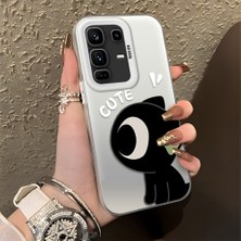 HONTINGA Infinix Note 50 Pro Plus ile Uyumlu Kılıfı Silikon Kenar Sert Arka Düşüme Önleyici Basitlik Anti Düşme Kamera Korumali Şirin Desen Telefon Kılıfı Kadın ve Erkek Için Uygundur K1-0856