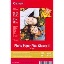 Canon Photo Paper Plus Glossy Iı, PP-201 50 Yaprak, 230GR, 10X15CM