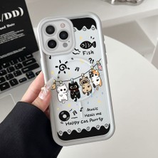 Ucuc iPhone 15 Pro Uyumlu Manyetik Halkalı Yarı Sayda Mat Kamera Koruma Anti-Darbe Silikon Kılıf