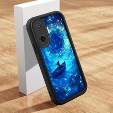 HONTINGA Poco F7 5g ile Uyumlu Kılıfı Düşüme Önleyici Basitlik Anti Düşme Kamera Korumali Şirin Kedi Siyah Deniz Desen Yumuşak Silikon Telefon Kılıfı Kadın ve Erkek Için Uygundur K2-0256