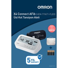 Omron X4 Connect Afib Üst Koldan Ölçer Dijital Tansiyon Aleti