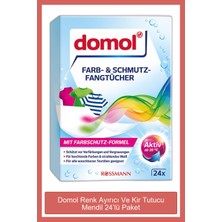 Domol 24'lü Renk Ayırıcı Bezler - Her Yıkama Derecesinde Etkili, Almanya Üretimi, Konsantre Renk Koruma Formülü