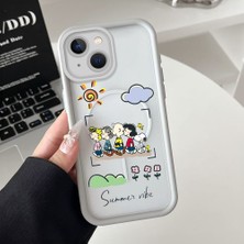 Ucuc iPhone 14 Uyumlu Manyetik Halkalı Yarı Sayda Mat Kamera Koruma Anti-Darbe Silikon Kılıf