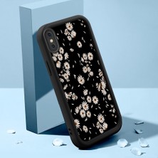 HONTINGA iPhone x ile Uyumlu Kılıfı Düşüme Önleyici Basitlik Anti Düşme Kamera Korumali Şirin Kedi Siyah Yıldız Desen Yumuşak Silikon Telefon Kılıfı Kadın ve Erkek Için Uygundur K2-0261
