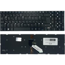 Notespare Acer ile Uyumlu MP-13H86TQJ43091 Notebook Işıklı Klavye Siyah Tr
