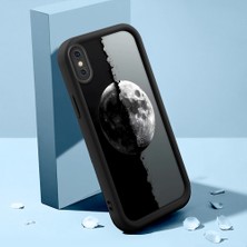 HONTINGA iPhone Xs Max ile Uyumlu Kılıfı Düşüme Önleyici Basitlik Anti Düşme Kamera Korumali Şirin Kedi Siyah Kelebek Desen Yumuşak Silikon Telefon Kılıfı Kadın ve Erkek Için Uygundur K2-0262