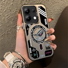 HONTINGA Xiaomi Redmi Note 13 ile Uyumlu Kılıfı Silikon Kenar Sert Arka Düşüme Önleyici Basitlik Anti Düşme Kamera Korumali Yaratıcılık Desen Telefon Kılıfı Kadın ve Erkek Için Uygundur K1-0855