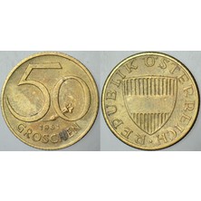 Banknoting Avusturya 50 Groschen 1961.