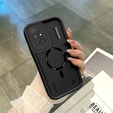 HONTINGA Xiaomi Redmi 10 2022 ile Uyumlu Kılıfı Düşüme Önleyici Basitlik Anti Düşme Kamera Korumali Siyah Yaratıcılık Desen Yumuşak Silikon Telefon Kılıfı Kadın ve Erkek Için Uygundur K2-0460