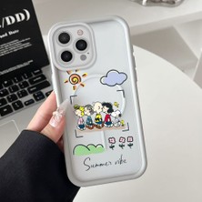 Ucuc iPhone 15 Pro Uyumlu Manyetik Halkalı Yarı Sayda Mat Kamera Koruma Anti-Darbe Silikon Kılıf