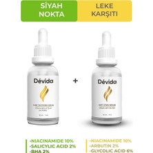Devida Siyah Nokta Karşıtı ve Leke Karşıtı Yüz Bakım Serumu 2 Li Set