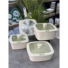 Acar Ultimate Pro Kare 8 Parça Tencere Seti