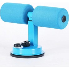 Leyaton Mavi Vakumlu Mekik Çekme Aleti Ergonomik Tasarım ile Ev Fitness Ekipmanı