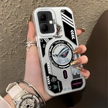 HONTINGA Infinix Smart 10 ile Uyumlu Kılıfı Silikon Kenar Sert Arka Düşüme Önleyici Basitlik Anti Düşme Kamera Korumali Yaratıcılık Desen Telefon Kılıfı Kadın ve Erkek Için Uygundur K1-0855