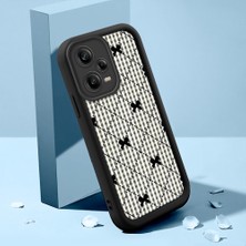 HONTINGA Redmi Note 12 Pro 5g ile Uyumlu Kılıfı Düşüme Önleyici Basitlik Anti Düşme Kamera Korumali Şirin Kedi Siyah Çizgili Desen Yumuşak Silikon Telefon Kılıfı Kadın ve Erkek Için Uygundur K2-0457
