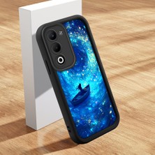 HONTINGA Oppo A5 5g ile Uyumlu Kılıfı Düşüme Önleyici Basitlik Anti Düşme Kamera Korumali Şirin Kedi Siyah Deniz Desen Yumuşak Silikon Telefon Kılıfı Kadın ve Erkek Için Uygundur K2-0256