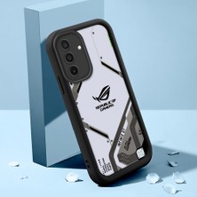 HONTINGA Samsung Galaxy A26 ile Uyumlu Kılıfı Düşüme Önleyici Basitlik Anti Düşme Kamera Korumali Şirin Kedi Siyah Klasik Desen Yumuşak Silikon Telefon Kılıfı Kadın ve Erkek Için Uygundur K2-0263