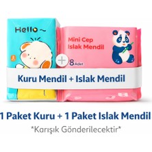 🧻✨ Homvira Mini Cep Hijyen Seti 1 Paket Kuru Mendil + 1 Paket Islak Mendil + 1 Paket Sabun Çanta Boy Karışık Gönderim 💧🎒