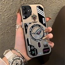 HONTINGA Samsung Galaxy A04E ile Uyumlu Kılıfı Silikon Kenar Sert Arka Düşüme Önleyici Basitlik Anti Düşme Kamera Korumali Yaratıcılık Desen Telefon Kılıfı Kadın ve Erkek Için Uygundur K1-0855