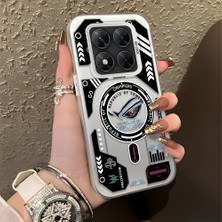 HONTINGA Poco X7 ile Uyumlu Kılıfı Silikon Kenar Sert Arka Düşüme Önleyici Basitlik Anti Düşme Kamera Korumali Yaratıcılık Desen Telefon Kılıfı Kadın ve Erkek Için Uygundur K1-0855