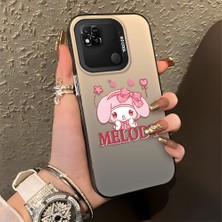 HONTINGA Xiaomi Redmi 9c ile Uyumlu Kılıfı Silikon Kenar Sert Arka Düşüme Önleyici Basitlik Anti Düşme Kamera Korumali Melody Desen Telefon Kılıfı Kadın ve Erkek Için Uygundur K1-0857