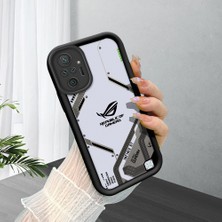 HONTINGA Xiaomi Redmi Note 10 Pro ile Uyumlu Kılıfı Düşüme Önleyici Basitlik Anti Düşme Kamera Korumali Siyah Klasik Desen Yumuşak Silikon Telefon Kılıfı Kadın ve Erkek Için Uygundur K2-0263
