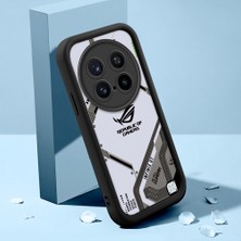 HONTINGA Vivo X200 Pro ile Uyumlu Kılıfı Düşüme Önleyici Basitlik Anti Düşme Kamera Korumali Şirin Kedi Siyah Klasik Desen Yumuşak Silikon Telefon Kılıfı Kadın ve Erkek Için Uygundur K2-0263