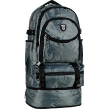 Cakard Gri Körüklü Dağcı Sırt Çantası Su Geçirmez Özellikte Belden Ayarlanabilir