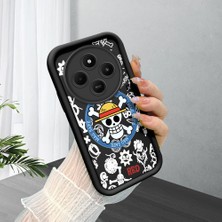 HONTINGA Xiaomi Redmi 14C ile Uyumlu Kılıfı Düşüme Önleyici Basitlik Anti Düşme Kamera Korumali Siyah Yaratıcılık Desen Yumuşak Silikon Telefon Kılıfı Kadın ve Erkek Için Uygundur K2-0461