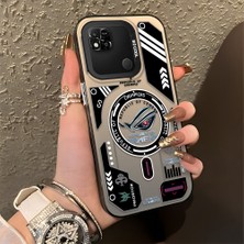 HONTINGA Xiaomi Redmi 9c ile Uyumlu Kılıfı Silikon Kenar Sert Arka Düşüme Önleyici Basitlik Anti Düşme Kamera Korumali Yaratıcılık Desen Telefon Kılıfı Kadın ve Erkek Için Uygundur K1-0855