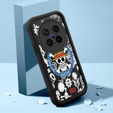 HONTINGA Vivo X300 Pro ile Uyumlu Kılıfı Düşüme Önleyici Basitlik Anti Düşme Kamera Korumali Şirin Kedi Siyah Yaratıcılık Desen Yumuşak Silikon Telefon Kılıfı Kadın ve Erkek Için Uygundur K2-0461