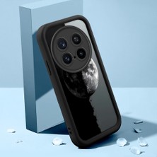 HONTINGA Vivo X200 Pro ile Uyumlu Kılıfı Düşüme Önleyici Basitlik Anti Düşme Kamera Korumali Şirin Kedi Siyah Kelebek Desen Yumuşak Silikon Telefon Kılıfı Kadın ve Erkek Için Uygundur K2-0262