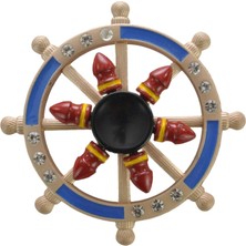 Als Metal Çift Katmanlı Stres Çarkı – Iki Yöne Dönen Premium Fidget Spinner, Uzun Süre Dönen Koleksiyonluk Model