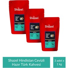 Shazel Hindistan Cevizli Hazır Türk Kahvesi 1 kg x 3 Adet