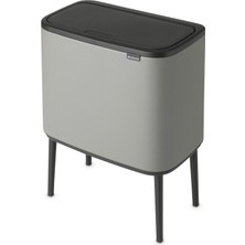 Brabantia 001-01-BO Mıneral Concrete Grey Dokunmatik Çöp Kutusu 36L
