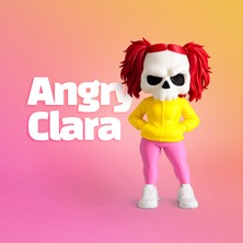 The Shogun Kuru Kafa Angry Clara Sarı Kombin | Özel Seri Koleksiyon Ürünü Oyuncak Figür