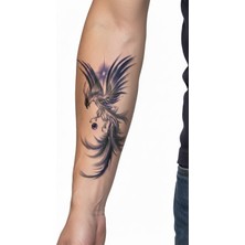 Dövme Kutusu Geçici Dövme | Anka Kuşu Tasarımı – Yeniden Doğuşun, Sonsuzluğun ve Umudun Simgesi