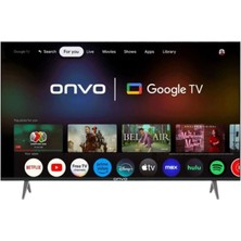 Onvo 55" 55VL90N4UA 4K UHD Google LED Tv  Vizyontech