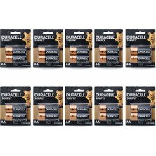 Duracell Aa LR6/MN1500 Alkalıne  2X10