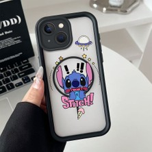 Ucuc iPhone 14 Plus Uyumlu Manyetik Halkalı Yarı Sayda Mat Kamera Koruma Anti-Darbe Silikon Kılıf