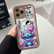 Ucuc iPhone 14 Pro Uyumlu Manyetik Halkalı Yarı Sayda Mat Kamera Koruma Anti-Darbe Silikon Kılıf