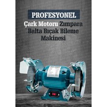 Moonshop American 200 mm Space Çark Motoru Zımpara Balta Bıçak Bileme Makinesi Taş Motoru