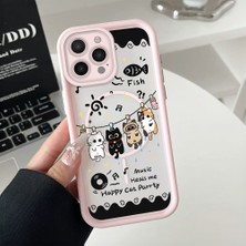 Ucuc iPhone 15 Pro Uyumlu Manyetik Halkalı Yarı Sayda Mat Kamera Koruma Anti-Darbe Silikon Kılıf