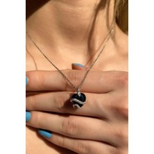 Spossy Silver Jewelry Kalpli Yılan Kolye