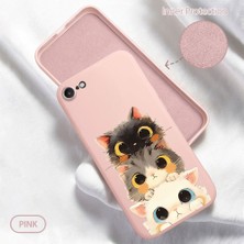 Ucuc iPhone 7/8/se 2020 2022 Uyumlu Iç Kadife Yüzey Kamera Koruması Anti-Darbe Silikon Kılıf